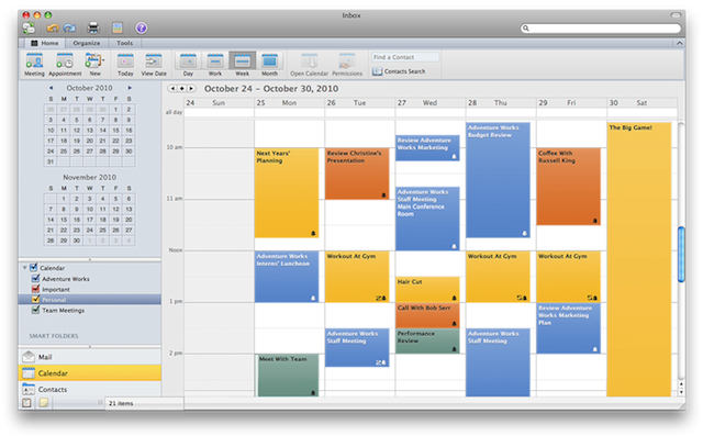 outlook for mac 2013 versions